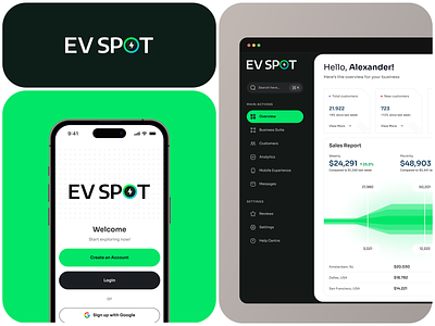 EV Spot Summary app branding card dashboard design icon illustration logo ui ux