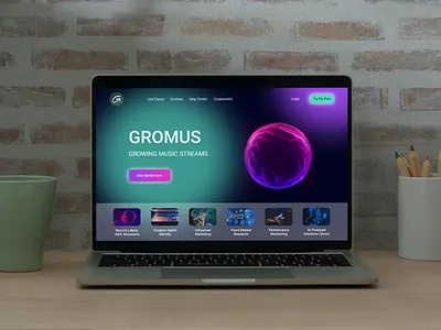 Growing music streams landing page music music website