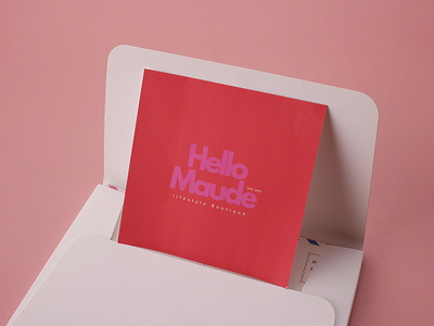 Hello Maude Custom Paper Stickers AU branding custom stickers labels marketing paper stickers sticker labels stickers