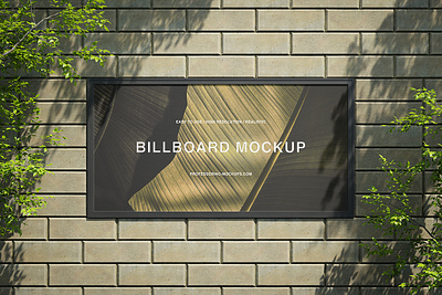 Billboard Mockup Set advertising billboard brand branding brick building clean concrete minimalist mockup outdoor showcase stone street urban visual wall