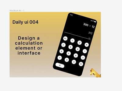 Daily ui Day 004 calculator design dailyui dailyuiday004 ui uiux