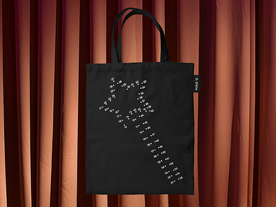 Magic tote bag connection design dots graphic design illustration magic wand merch merch design merchandise tote tote bag wand
