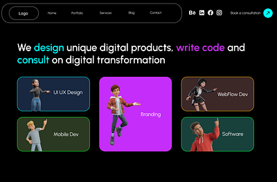 Web Design Agency UI UX Website Web App Branding Development 3d agency animation branding branding agency design agency graphic design illustration logo motion graphics ui web design website