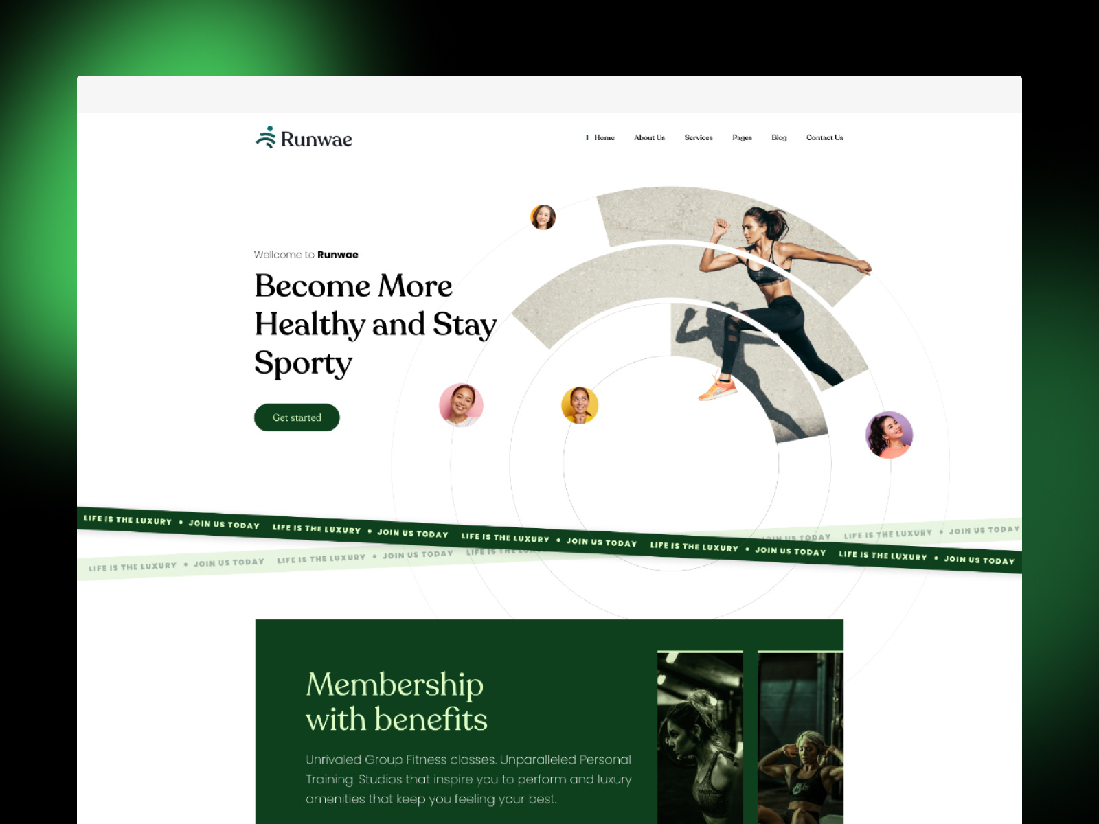 Example of Website Design & Redesign
