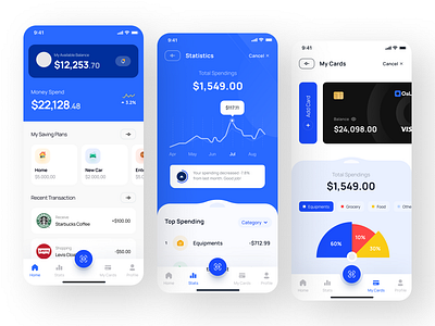 Banking Mobile App app app design application design banking app branding design figma design graphic design illustration logo mobile app design mobile appliation ui ux vector