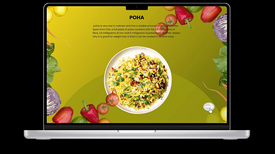 Healthy indian food ideas animation figma ui