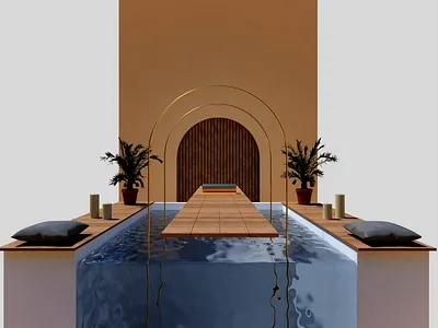 Serenityoga 3d animation animator brand c4d design graphics interior levitation luxury motion product promo yoga