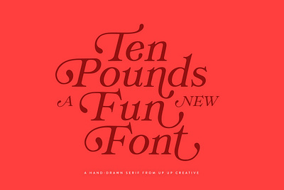 Ten Pounds, A Hand-Drawn Font a hand drawn font adorable cute design drawn fun hand drawn handwriting holiday invitations ligatures opentype playful quotations stylistic sets swashes whimsical
