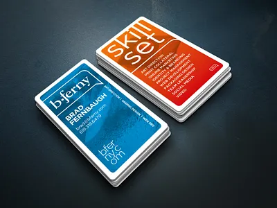 bferny business cards graphic design logo