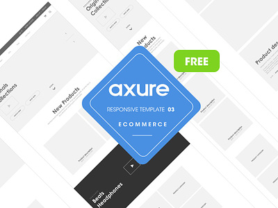 Axure responsive Ecommerce template3 axure axure template ecommerce responsive responsive web ui ux web design web template website