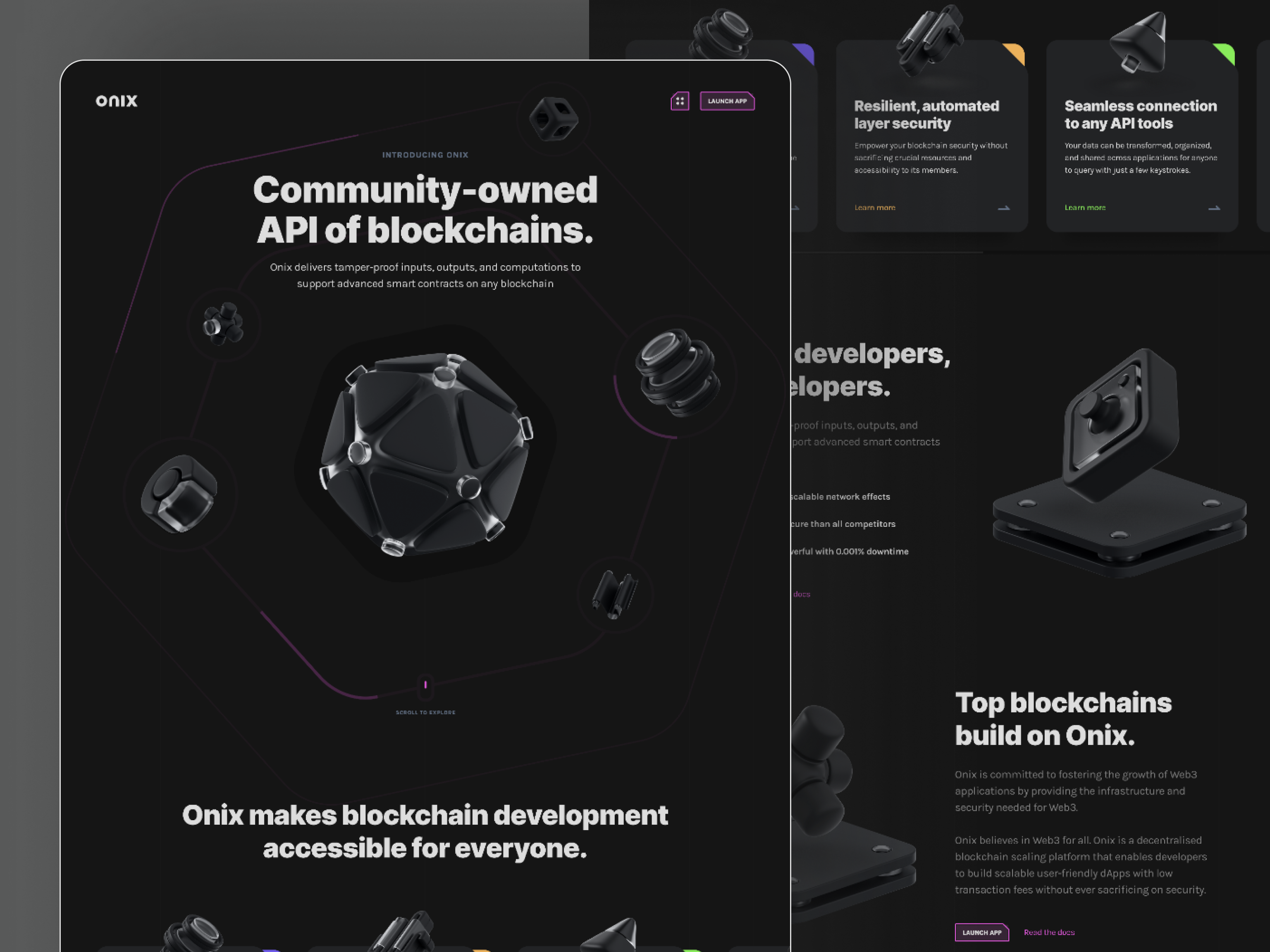 Blockchain Website Landing Page app app design blockchain website branding design figma design graphic design illustration landing page design logo ui ux vector web app design web applicatio design website design