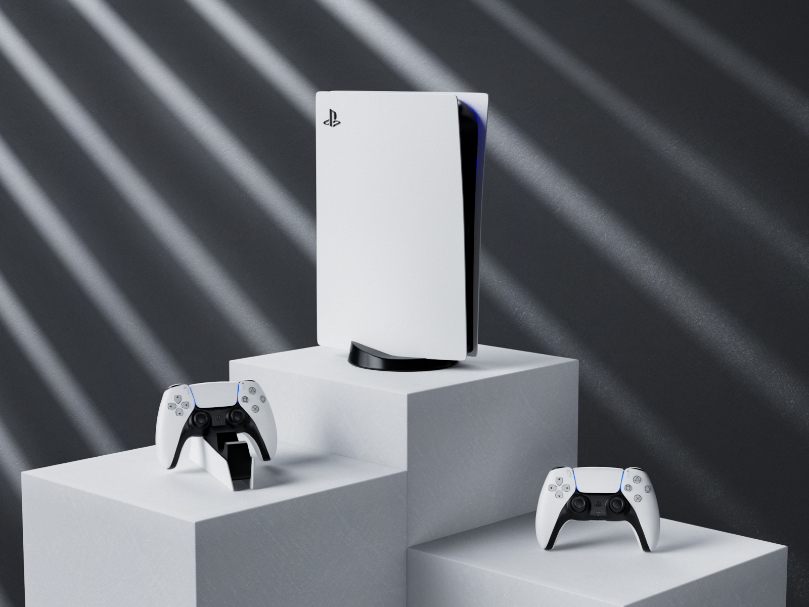 Playstation 5 3d animation design motion product web