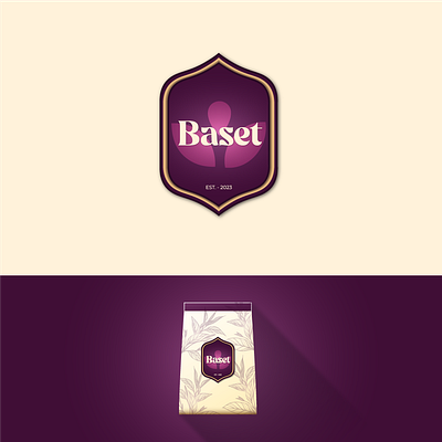 Baset - Tea Company Logo ai branding cultural design fresh graphic design illustrator logo logo design tea company tea company logo traditional ui unique ux vector