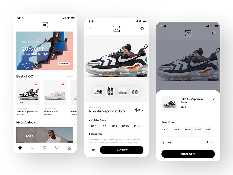 E Commerce Mobile App by Haji Baig on Dribbble