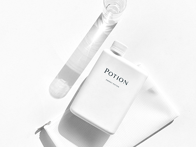 Energy Potion Minimal Packaging clean minimal packaging potion wellness