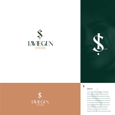 Laviegen - Logo design ai branding design elegant fashion brand graphic design illustrator jewellary logo vector