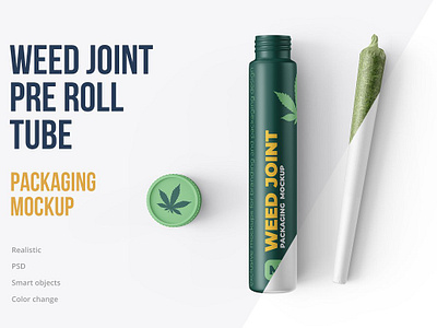 Weed Joint Pre-Roll Tubes 4 PSD cannabis cannabis joint mockup cannabis weed cannabis weed mockup joint mockup marihuana marijuana marijuana weed mockup medical cannabis natural paper weed weed joint pre roll tubes 4 psd weed mockup