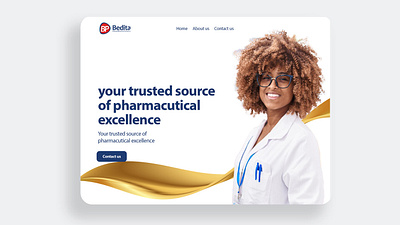 UI/UX For Bedita Pharmacuticals branding graphic design ui