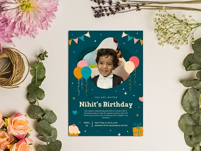 Birthday Invitation Card birthday birthday invitatino card birthday invitation birthday party bithday venue card invitation invitation card party