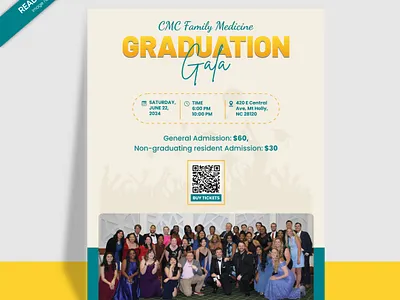 Graduation Flyer Design Template arshunno branding design education flyer event flyer flyer design graduation flyer graphic design illustration logo motion graphics program flyer vector