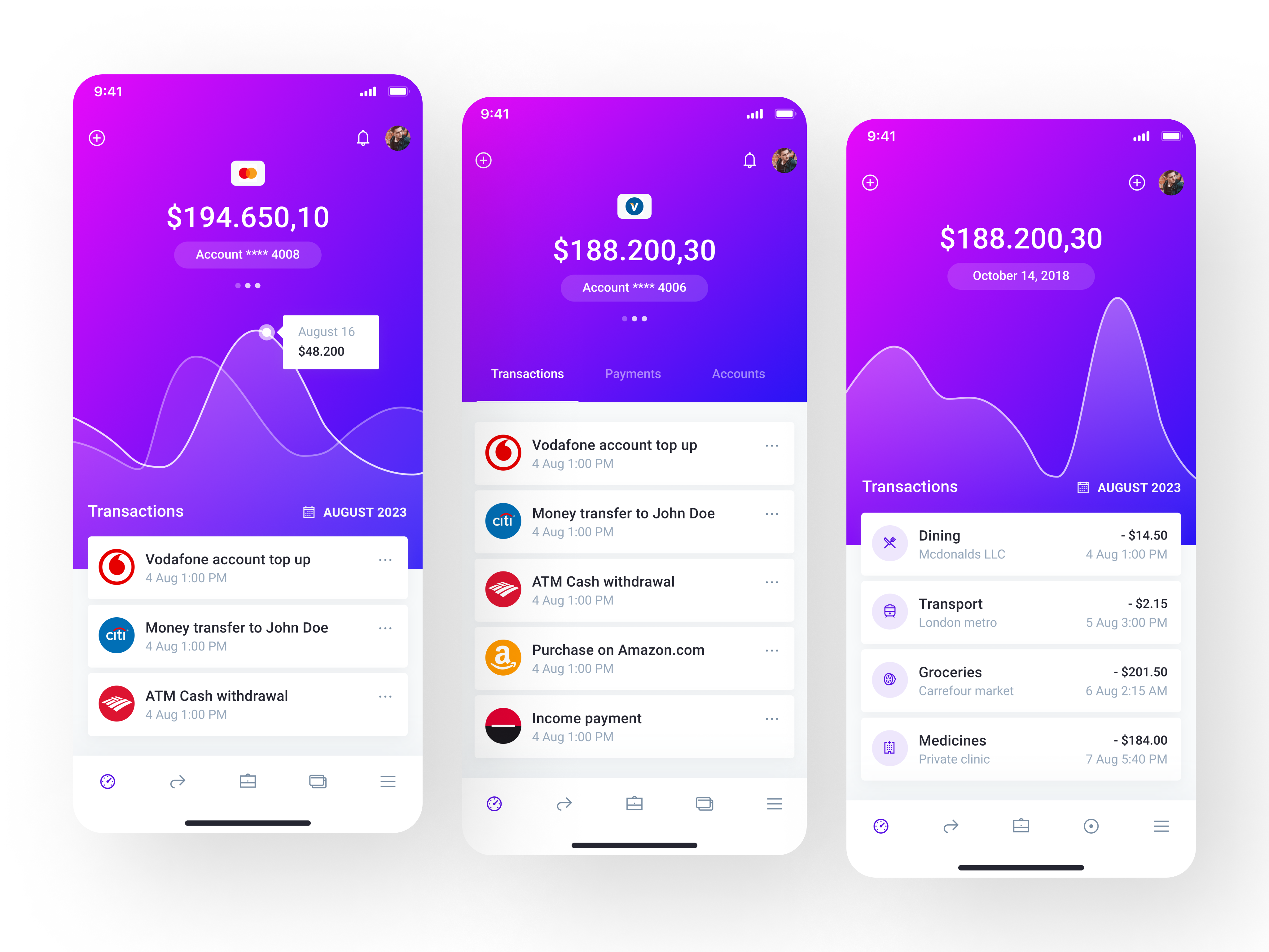 Finance Mobile App app app design application design branding design figma design finance app graphic design illustration logo mobile app design mobile application ui ux vector