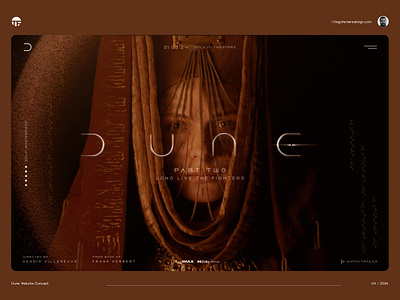 Dune - Part Two Design Concept arrakis concept dune figma freman motion graphics movie sand timothée chalamet ui worm