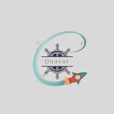 Rocketship LOGO #dailylogochallenge graphic design logo motion graphics ui