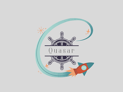 Rocketship LOGO #dailylogochallenge graphic design logo motion graphics ui