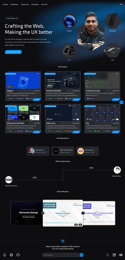 DevFolio devfolio portfolio ui