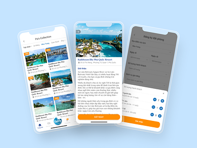 Hotel & Resort Booking App design ui uiux ux