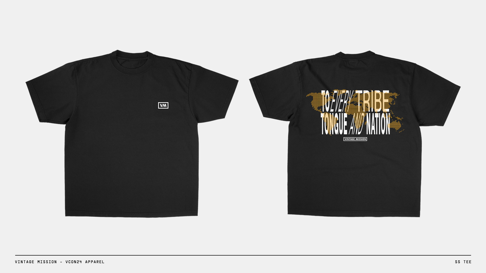 Vintage Con 24 Apparel | Vintage Mission | Christ Church apparel art clothing conference design graphic design merch mockup