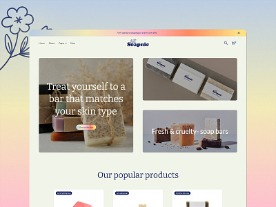 Handmade Products eCommerce Website Template artisanal shops ceramics decor stores handmade online stores pottery