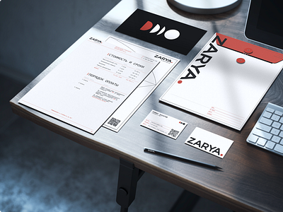 Zarya architects - rebranding branding design graphic design identity logo typography vector