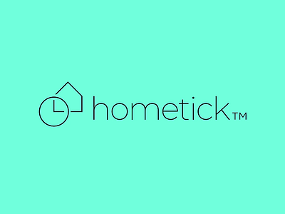 Hometick logotype animation animation branding logo motion graphics