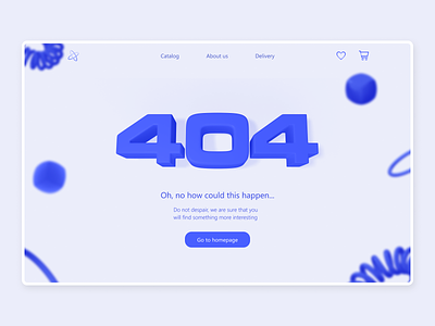 Error 404 design