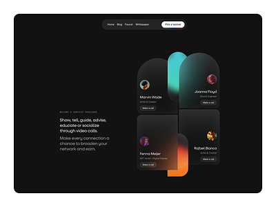 How it works #2 dark dark mode dark ui design framer interface landing mode one page page saas saas landing theme ui user web website