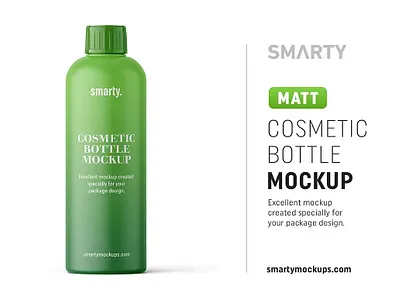 Matt Cosmetic Bottle Mockup beauty bottle care cosmetics design matt matt cosmetic bottle mockup mockup package packaging