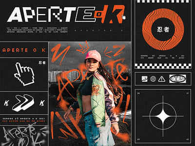 Aperte o K! branding cover digital art graphic design hiphop music poster poster design rap social media street trap