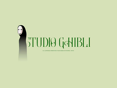 STUDIO GHIBLI — corporate website redesign concept animation design ui ux web