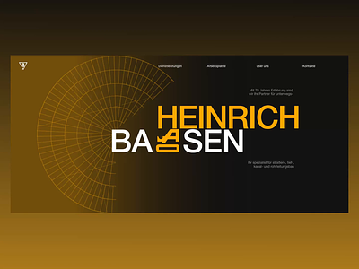 Redesign Heinrich Baasen animation design ui ux web