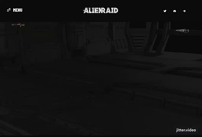 AlienRaid Web3 Gaming Website animation blockchain crypto design game gaming web3 website