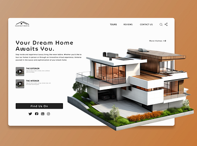 Luxury Homes Website UI Design Landing Page branding design graphic design home buying illustration logo luxury homes luxury ui real estate typography ui ui design ux ux design web design website