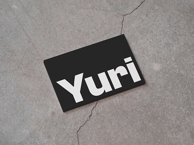 Yuri architecture brand branding design editorial graphic identity logo symbol type typography ui visual web