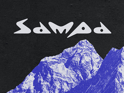 Sampa logotype branding lettering logo logotype mountains outdoor sampa type typography