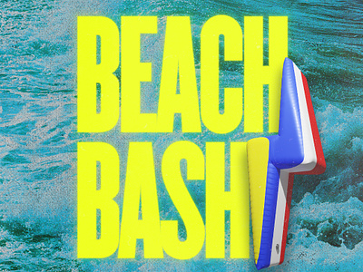 The Rising | Beach Bash | Passion Students art design event branding graphic design social media social media design social media post