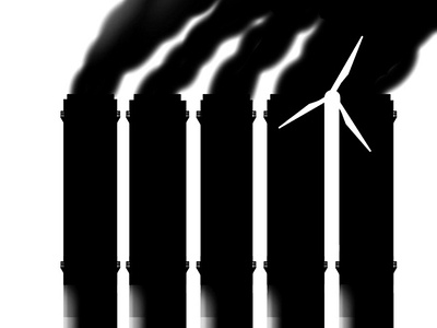 Smokestacks (2024) art design editorial illustration illustration metaphor narrative poster