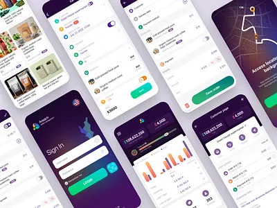 Order Management App UI/UX Design dashboard design dashboard interface dashboard ui dashboard uiux design interface design login page login page design management app dashboard mobile app mobile dashboard mobile interface order app ui ux order management app orders dashboard ui uiux uiux design user interface ux design
