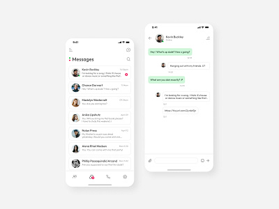 Daily UI - 013 Direct Messaging app design application daily ui design direct messaging mobile design mobile ui