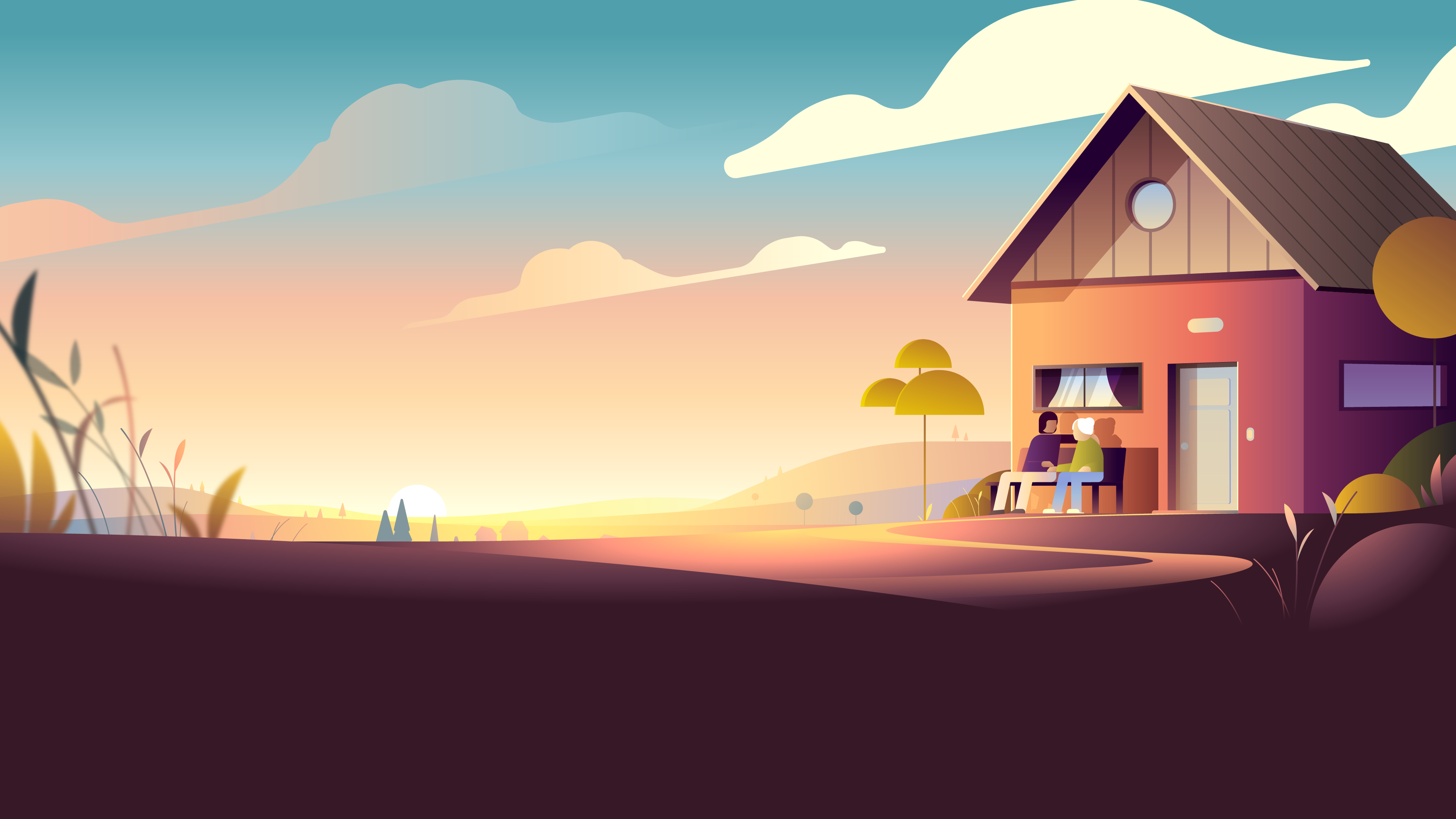 The Changing Roles of Caregiving - Part 1 age cabin caregiving character dog human landscape old people role sunset time