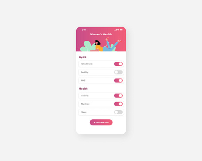 Daily UI - 015 On/Off Switch app design application daily ui design mobile design mobile ui onoff switch